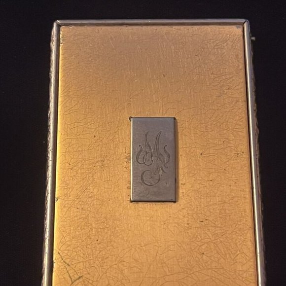 Vintage SET of 3 Compact Gold Tone Cases - Houbigant Ultima - Picture 5 of 12